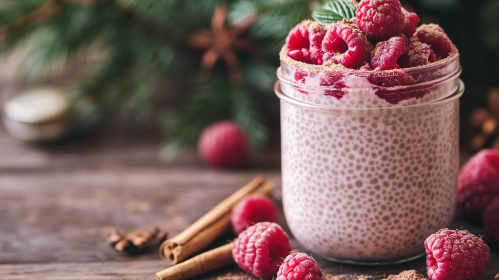 Chia pudding candida-friendly breakfast