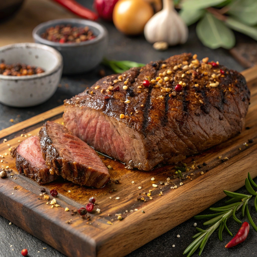 smoked brisket breakfast preparation