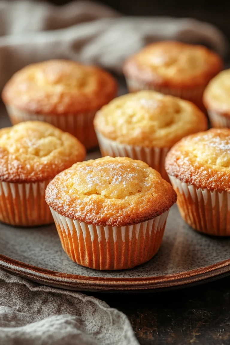 Close-up of banana and yellow cake mix with bright, warm lighting