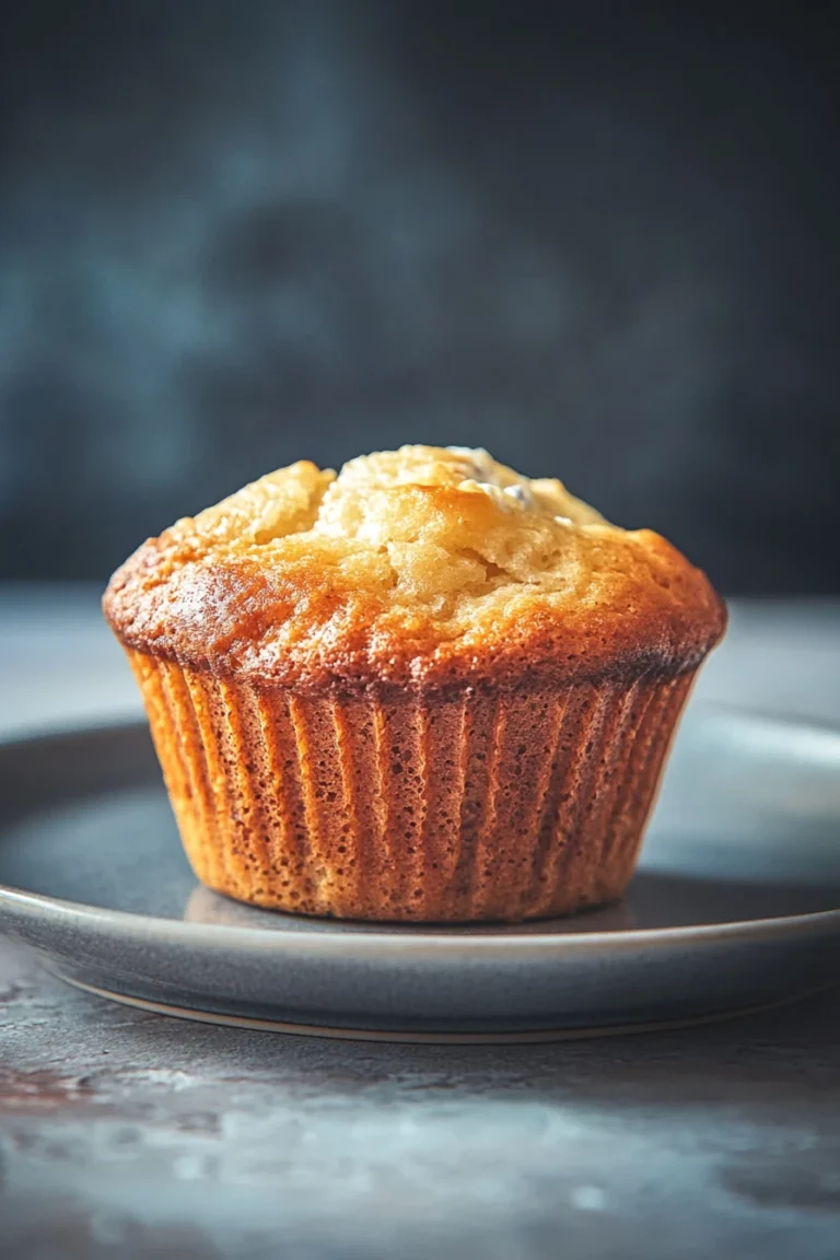 Close-up of a kodiak muffin with greek yogurt on a clean background.