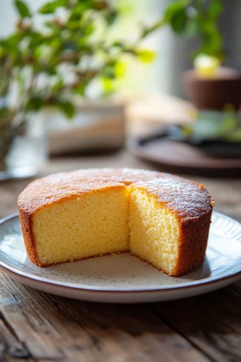 Close-up of a zero sugar cake mix with yogurt, showcasing creamy texture and bright lighting.